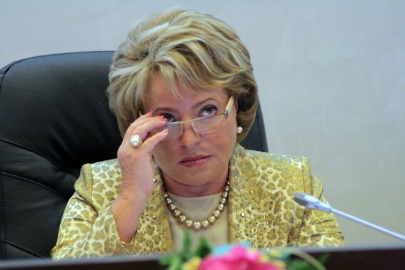 Валентина Матвиенко, спикер Совета Федерации РФ
