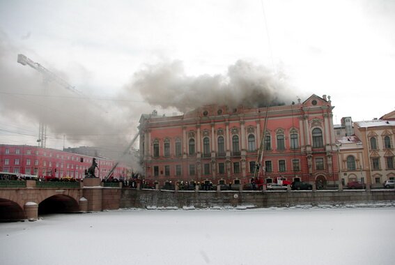 пожар во дворце Белосельских-Белозерских