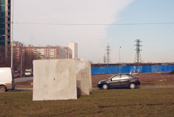 Фундаменты под опоры ЛЭП на Камышовой улице