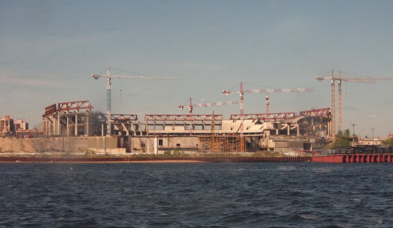 Строительство стадиона для «Зенита» на Крестовском остановлено