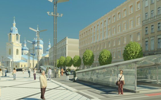 Реконструкция Сенной площади, проект