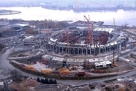 Строительство стадиона для «Зенита» на Крестовском острове