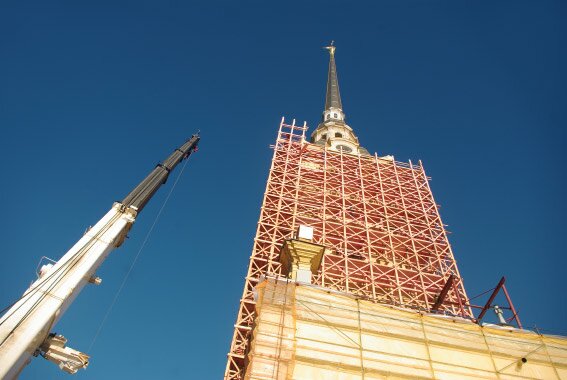 Реставрация Петропавловского собора