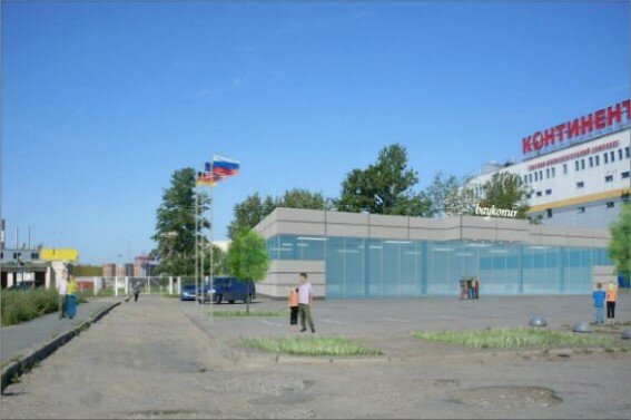 Новый торговый комплекс на Байконурской (из проекта планировки территории)