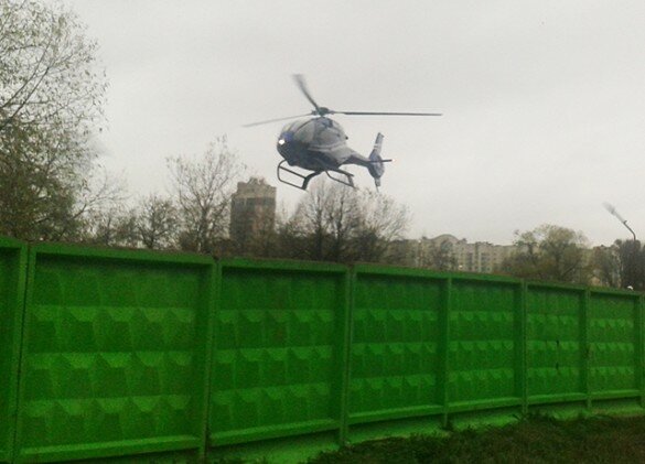 Вертолет директора "Воин-В" в Ульянке