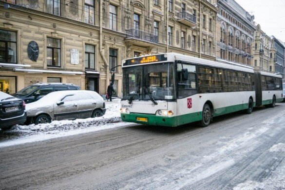 автобус зима