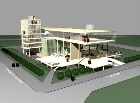 Проект реконструкции Центра современного искусства им. Сергея Курёхина 