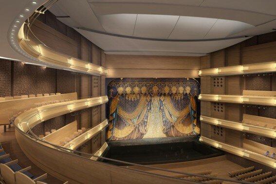 Вторая сцена Мариинского театра, проект зрительного зала