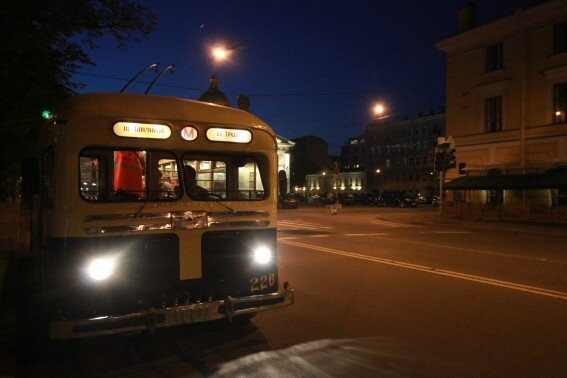 музейный троллейбус в ночь музеев