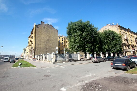 Сквер на углу Обводного канала и Подольской улицы, капитальный ремонт, благоустройство