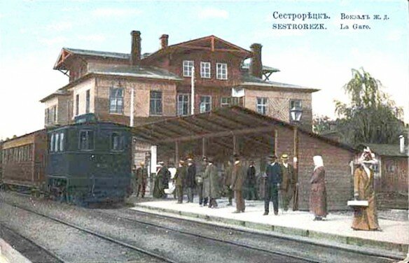 Вокзал в Сестрорецке