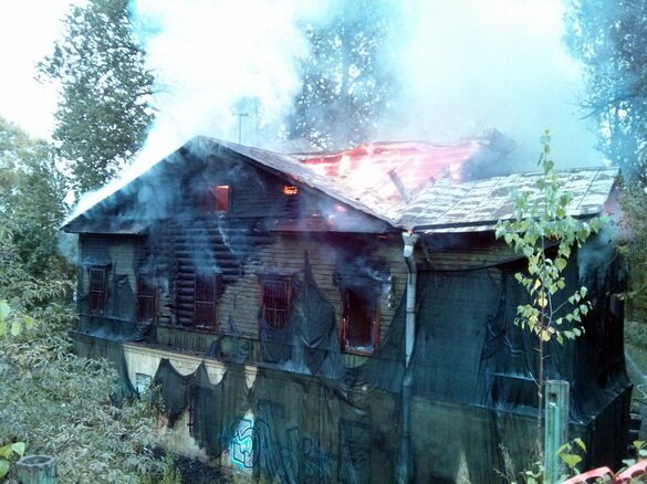 Пожар в доме Слепушкина