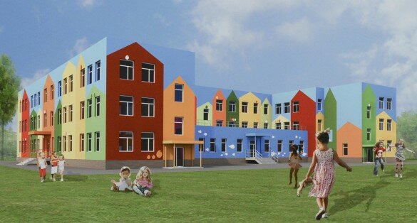 Цветовое решение фасадов детских садов_000