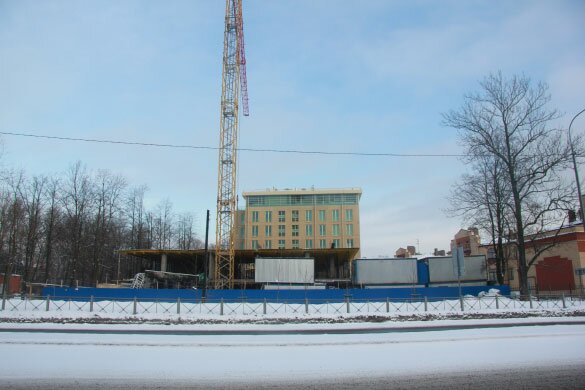 Строительство гостиницы на Крестовском проспекте